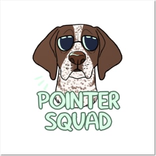 POINTER SQUAD (liver ticked) Posters and Art